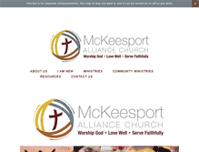 Tablet Screenshot of mckalliance.org